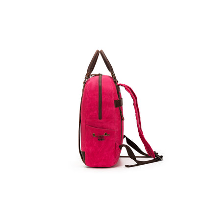 Maker's Canvas Backpack | Vivid Rose
