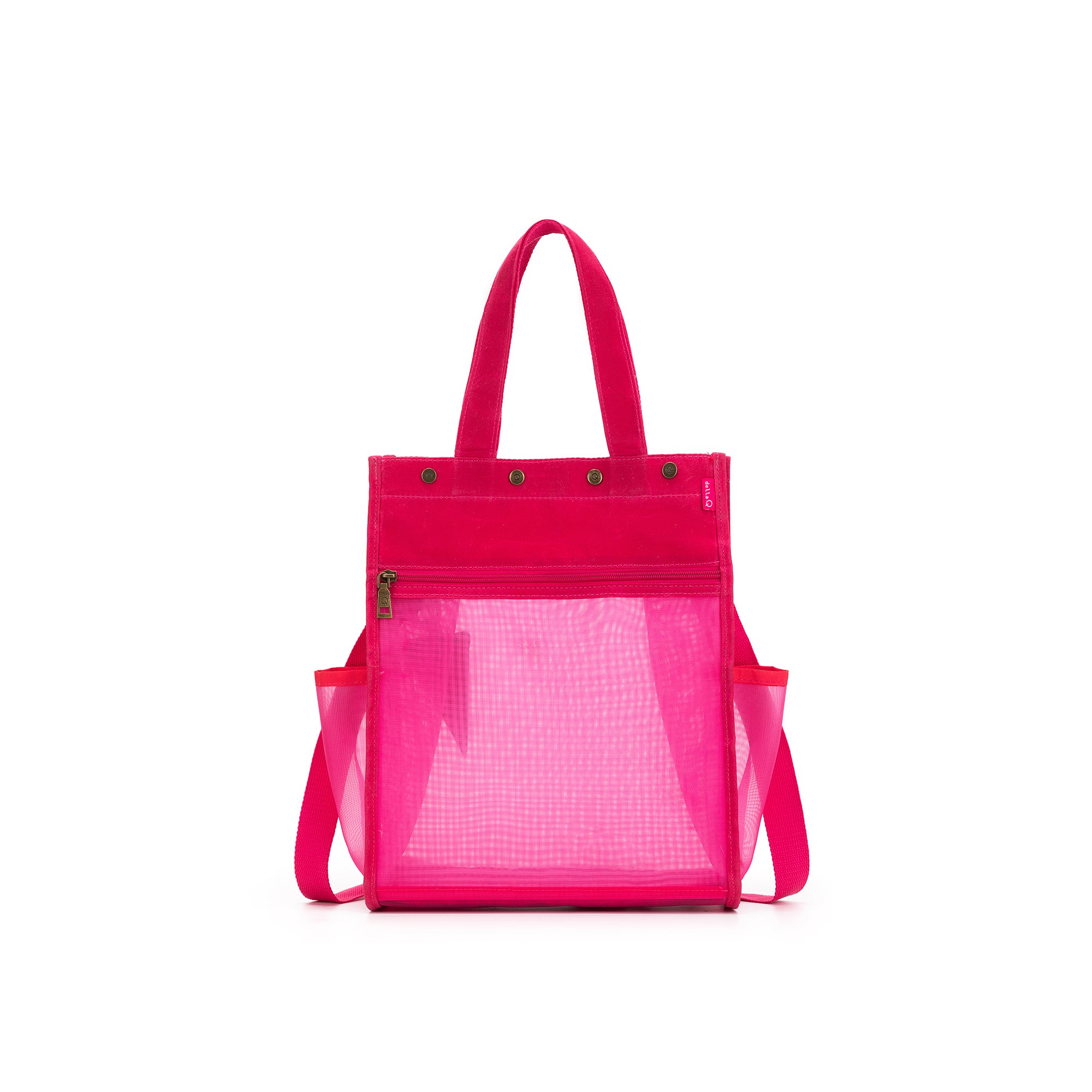 Maker's Tall Mesh Tote | Vivid Rose – Madelinetosh