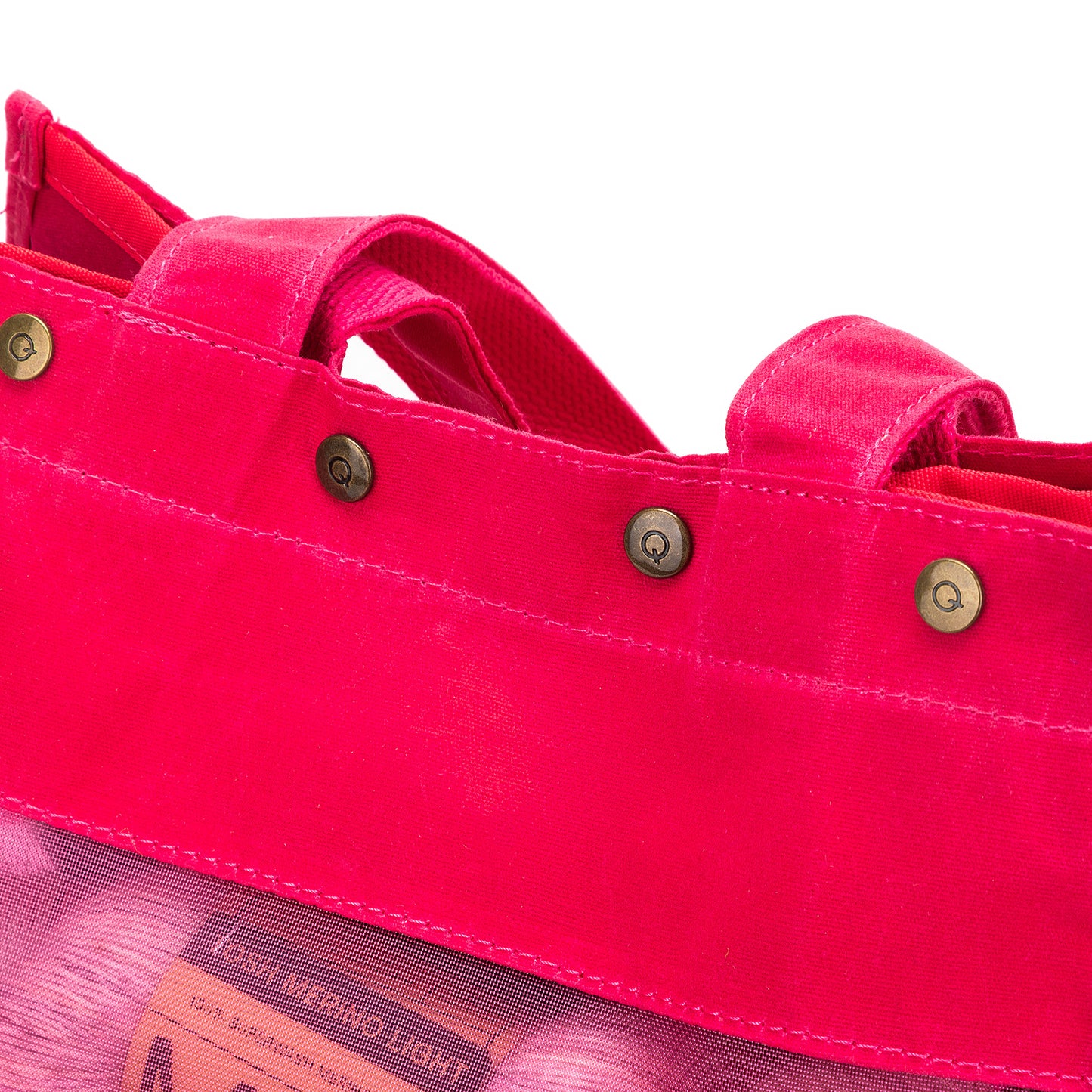 Maker's Tall Mesh Tote | Vivid Rose