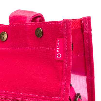 Maker's Tall Mesh Tote | Vivid Rose