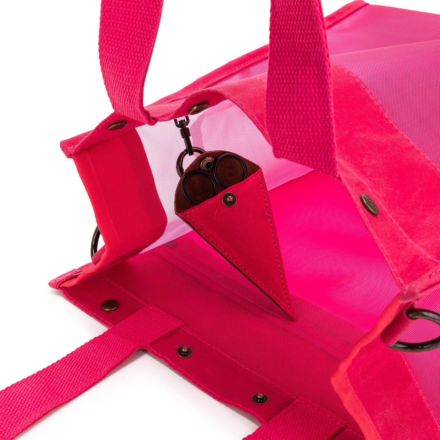 Maker's Tall Mesh Tote | Vivid Rose