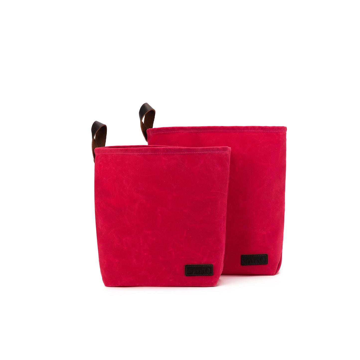 Maker's Canvas Knit Sacks (Set of 2) | Vivid Rose