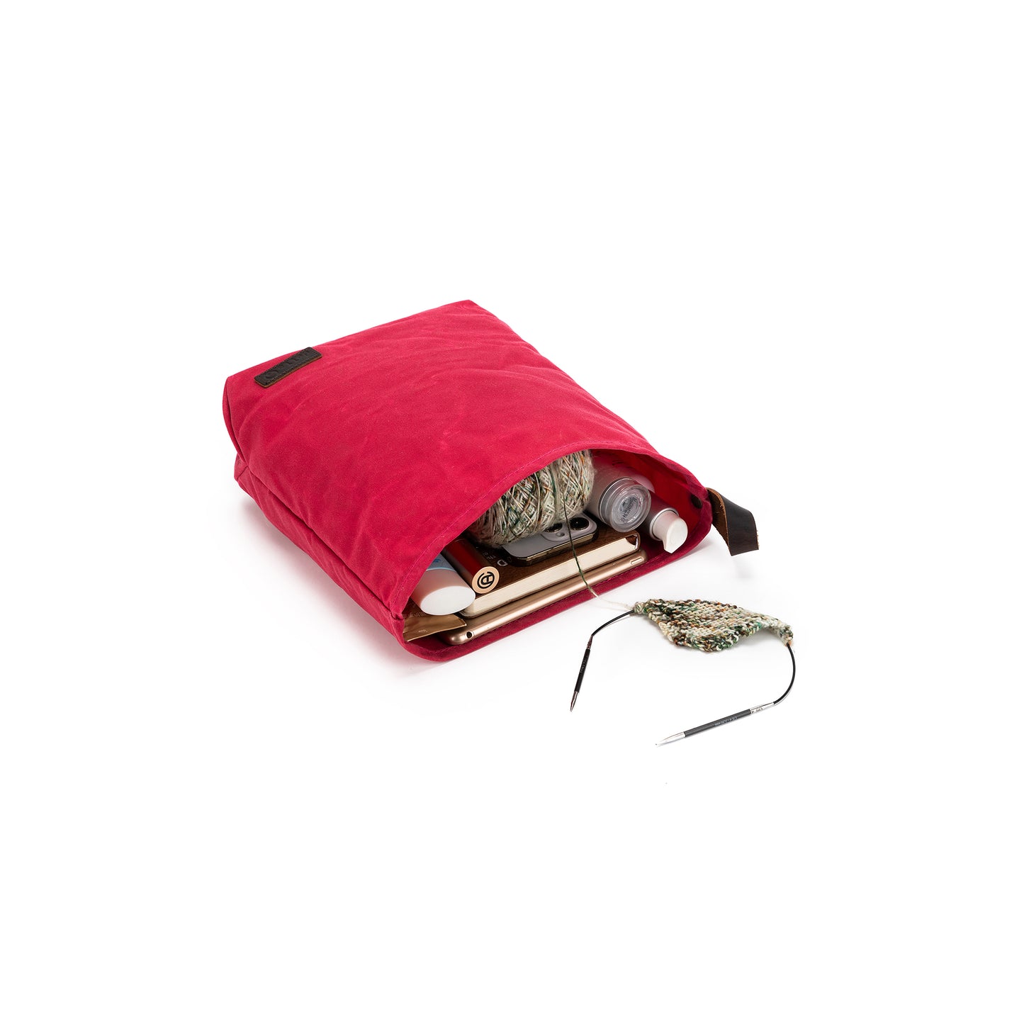 Maker's Canvas Knit Sacks (Set of 2) | Vivid Rose