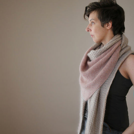 Madelinetosh x Mel Berg Shawl Far From Here Kit