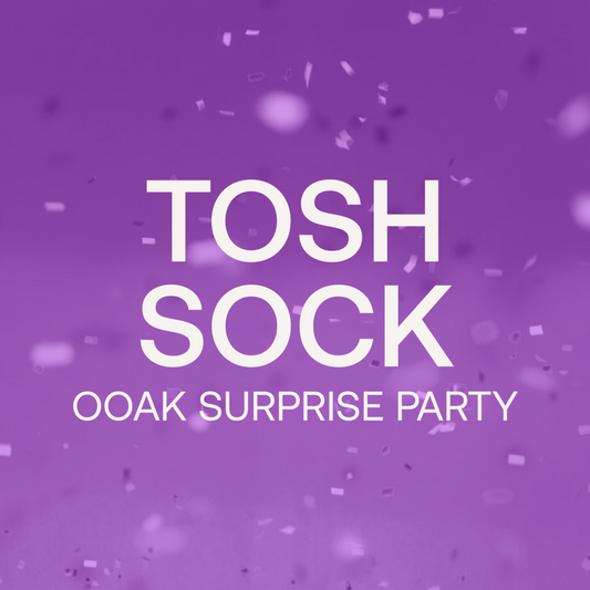 Tosh Sock | OOAK Surprise Party
