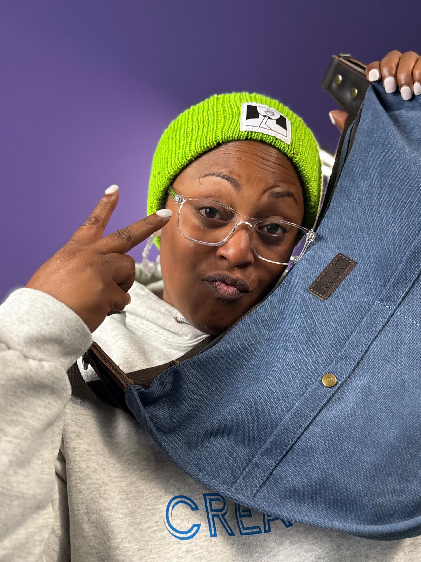 Adella Q Everyday Maker's Sling | Plum