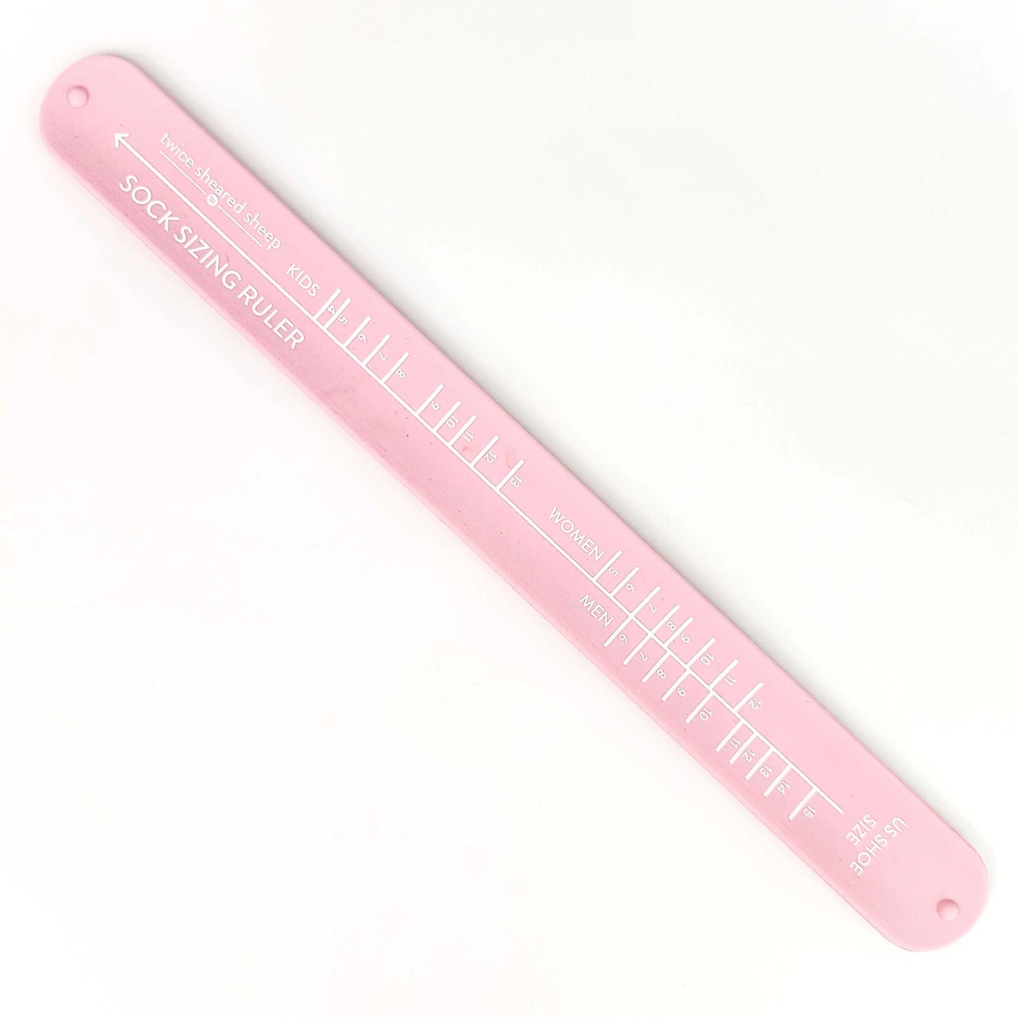 Sock Sizing Bracelet Ruler