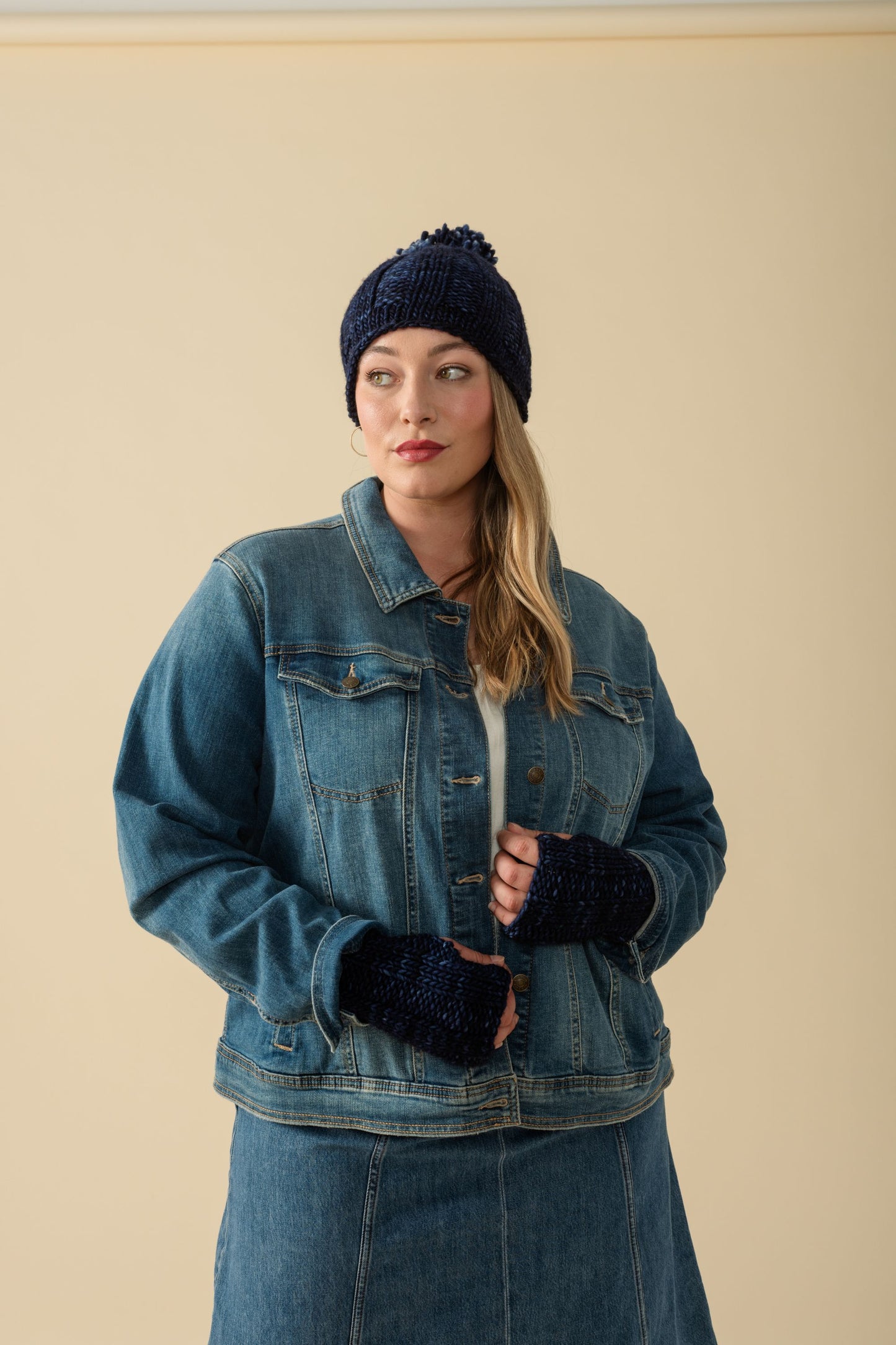 Winter Moon Hat & Mitt Kit