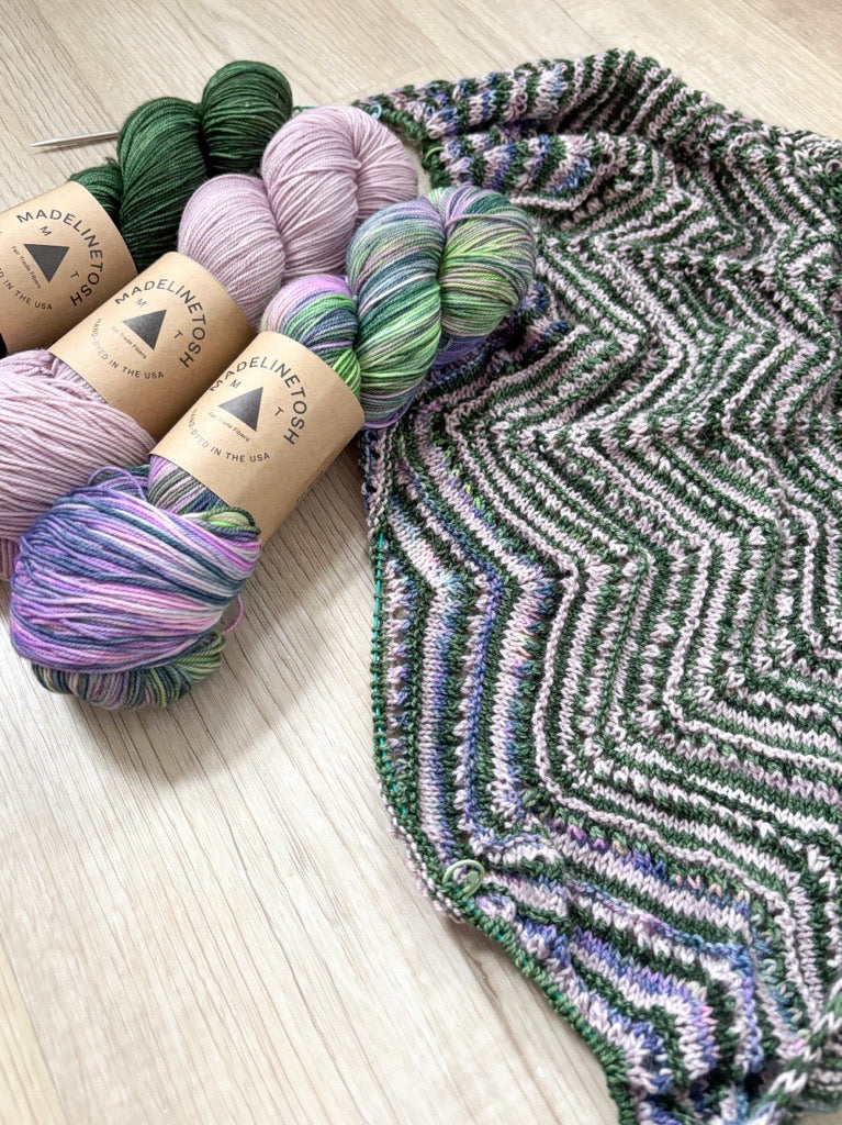For Good Zig Zag Shawl Kit | Madelinetosh.com
