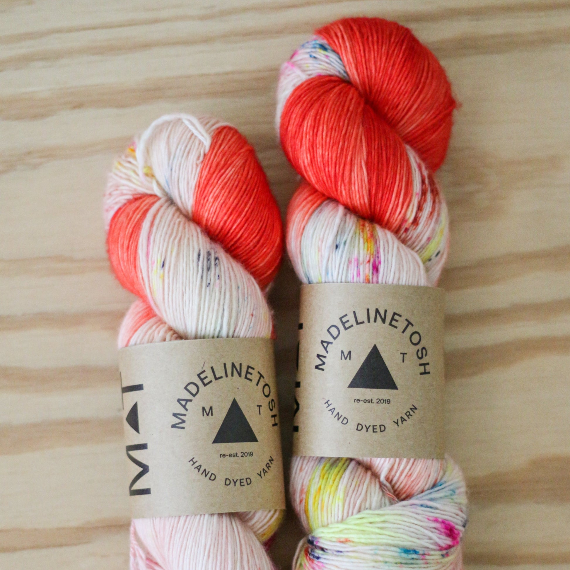 Red, Pink + White Eyelash Yarn Bundle – Make & Mend